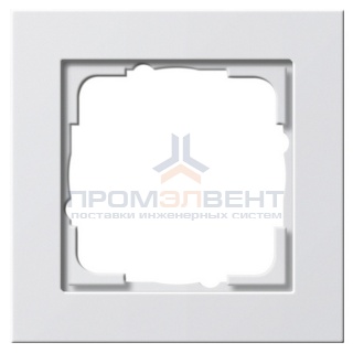 Рамка 1-ая Gira E2 Белый матовый