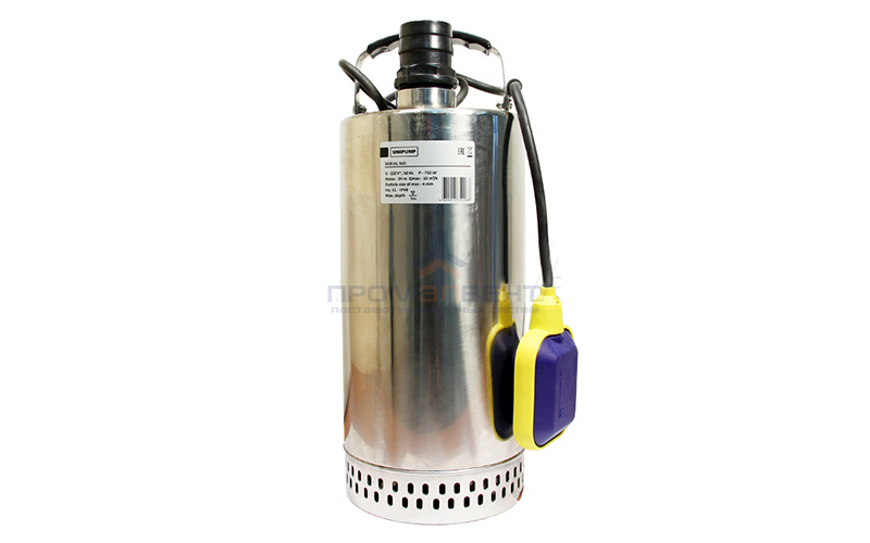 Насос дренажный UNIPUMP SPSN 1500 F - 1,5 кВт (однофазный, Hmax 39 м, Qmax 200 л/мин, кабель 5 м)