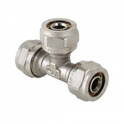 Тройник VALTEC VTm.331 - 32 (винтовой, для металлопластиковых труб)