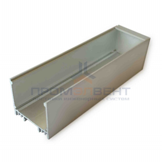 08-23-01 Профиль алюминиевый для светодиодной ленты, анод., П-образный , универсальный, серебро, 35х32мм, 2м, шир. ленты до 25мм, без упаковки (без рассеивателя, без заглушек).