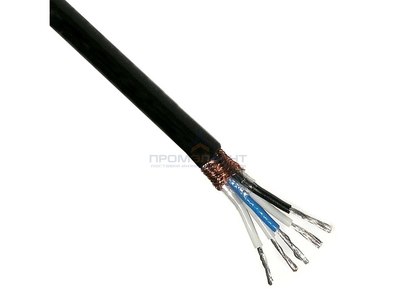Кабель монтажный МКЭШ 5х0,5 экранированный