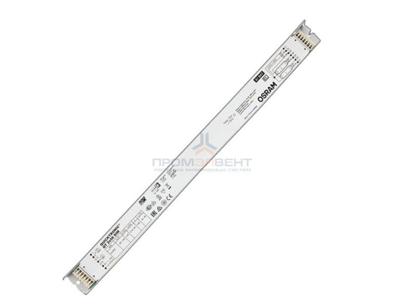 ЭПРА Osram QT 2x58 DIM 1-10V диммируемый для люминесцентных ламп T8 L423x30x21mm