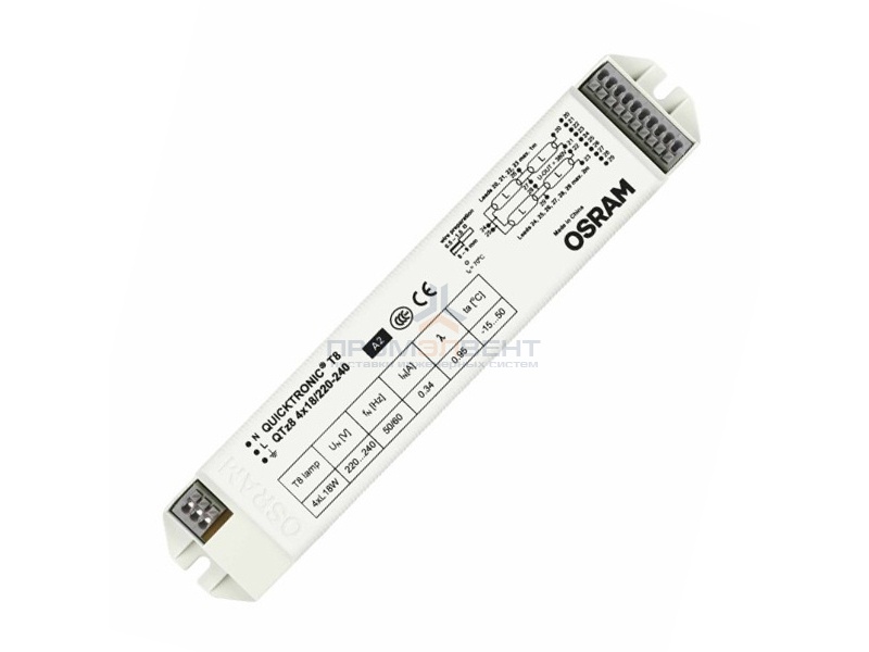 ЭПРА Osram QTZ8 4x18 для люминесцентных ламп T8