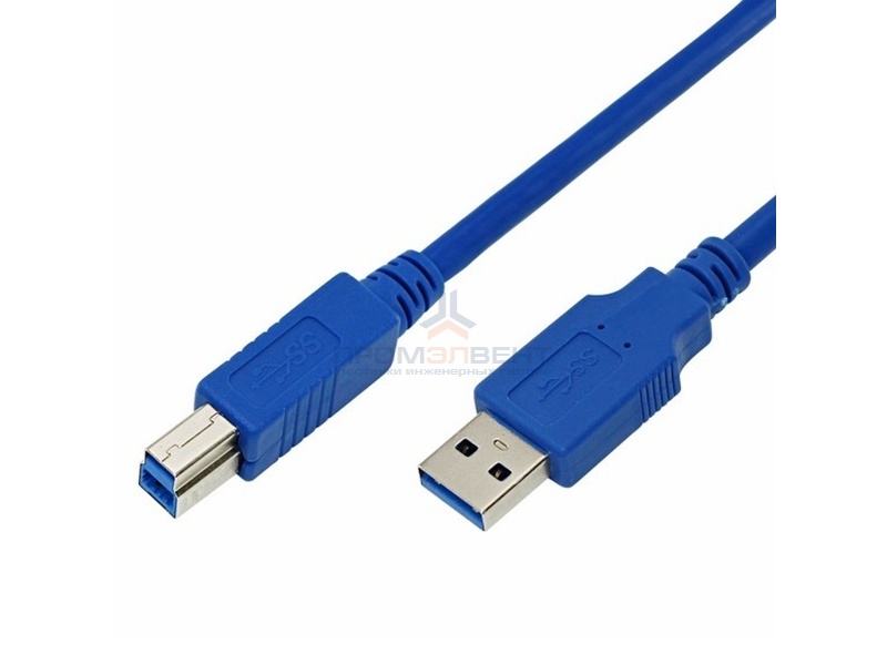 шнур штекер USB A 3.0- штекер USB B 3.0 0,75м