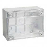 Коробка ответвит. с гладкими стенками, прозрачная, IP56, 380х300х120мм