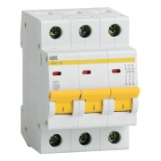 Автоматический выключатель ВА47-29 3Р 4А 4,5кА характеристика В ИЭК (автомат)