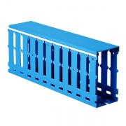 Короб перфорированный, синий DKC RL12 100x100