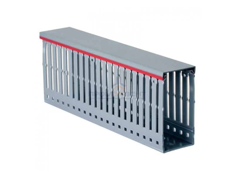 Короб перфорированный, серый DKC RL6 100x40